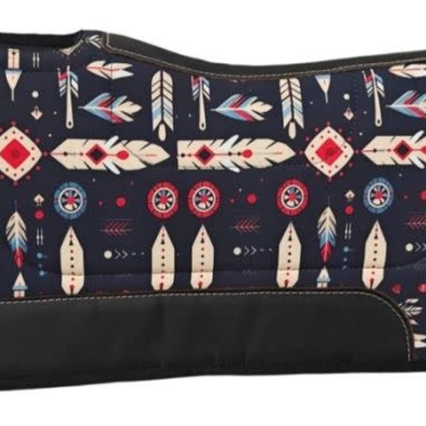 1/2" Feather Print Felt Pad- 31" x 32"