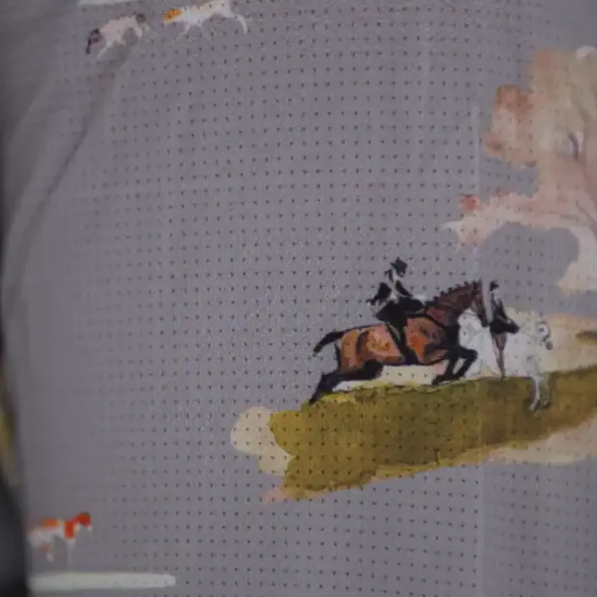 Lavender Fields Micro Perforated Quarter Zip