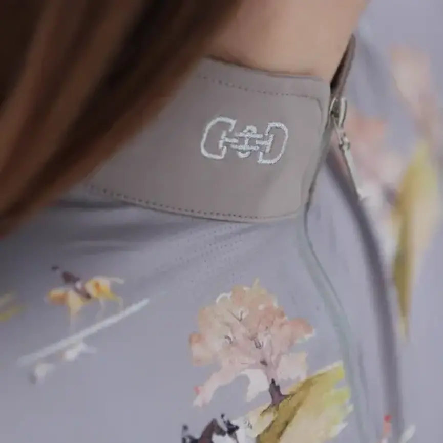 Lavender Fields Micro Perforated Quarter Zip