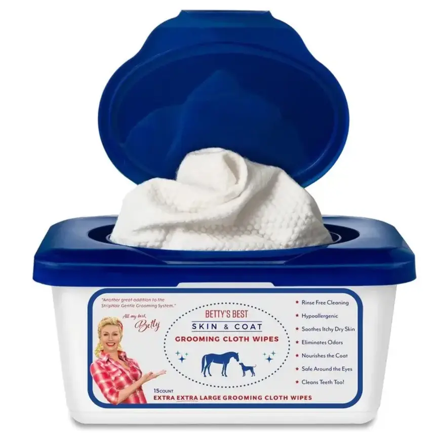 SKIN & COAT GROOMING CLOTH WIPES XXL PACK WITH DISPENSER