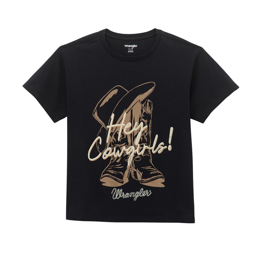 Short Sleeve T-Shirt - Girlfriend Fit - Hat Boots