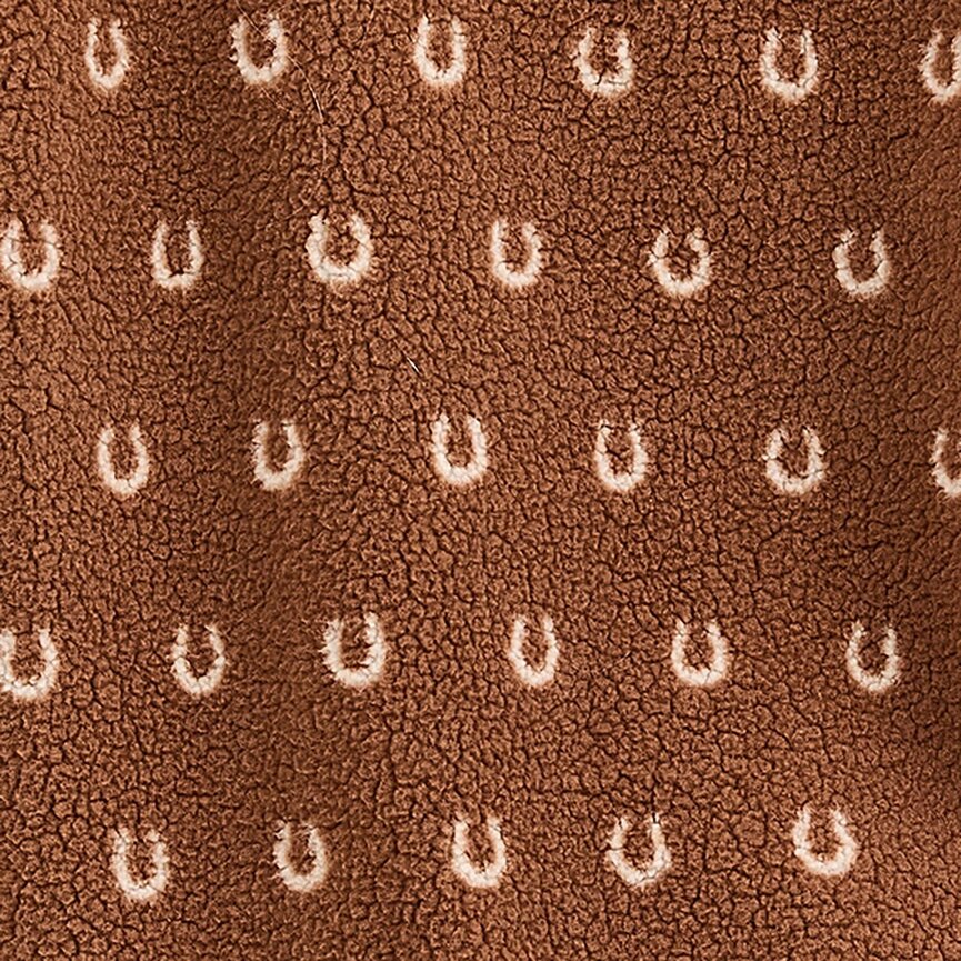 Retro Sherpa Snap Pullover - Horseshoe Brown