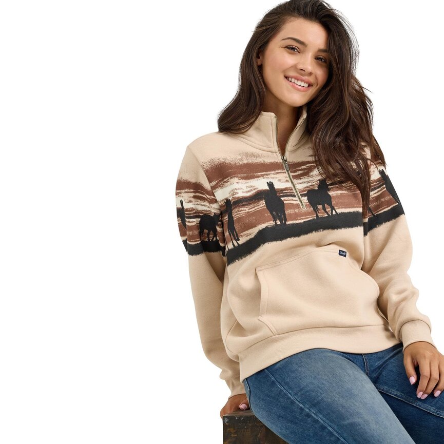 Retro Western Vintage Sweater - Scenic