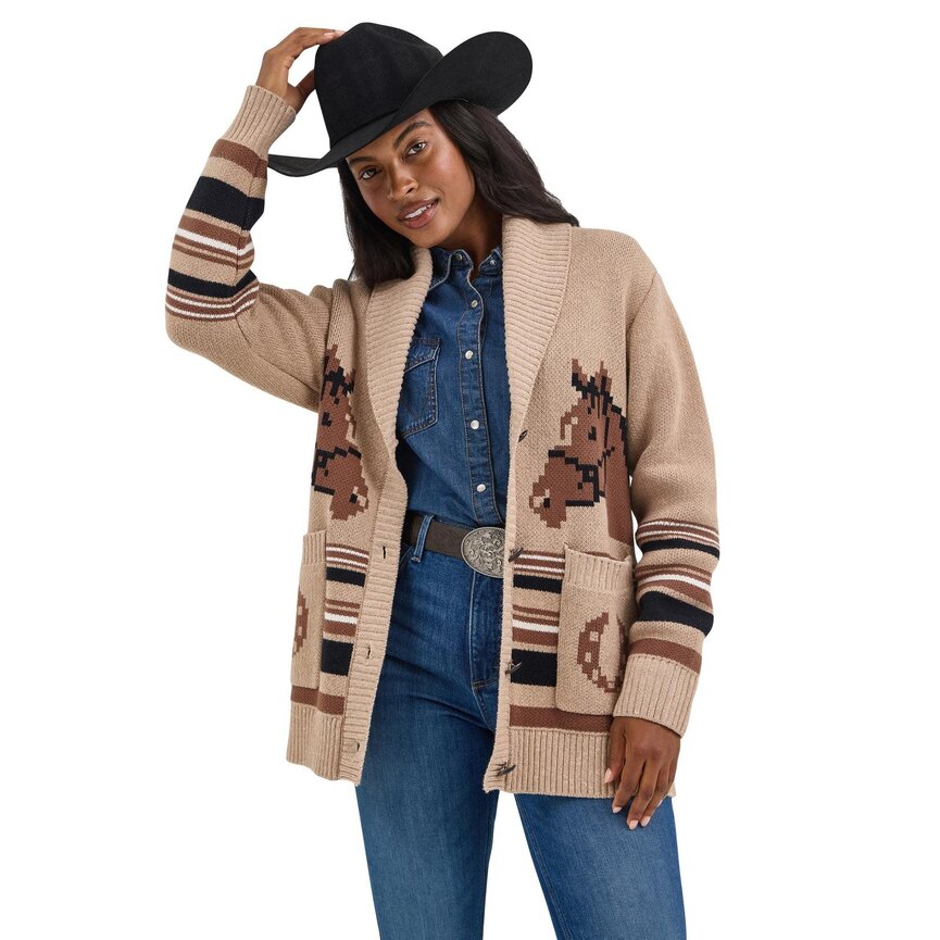 Retro Americana Cardigan - GPA Horse