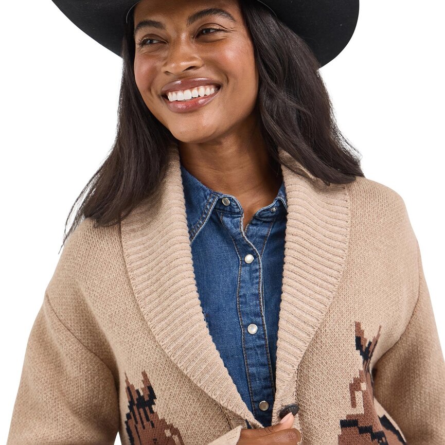 Retro Americana Cardigan - GPA Horse