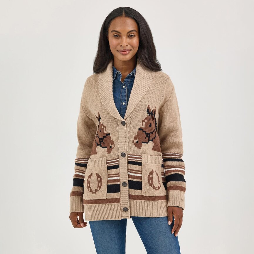 Retro Americana Cardigan - GPA Horse