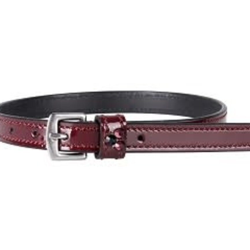 QHP Chianti Spur Straps - Burgundy