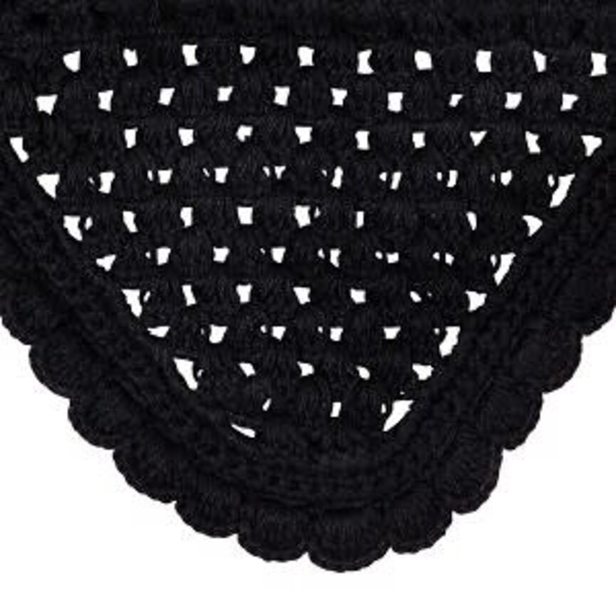 QHP Flore Soundproof Fly Bonnet - Black