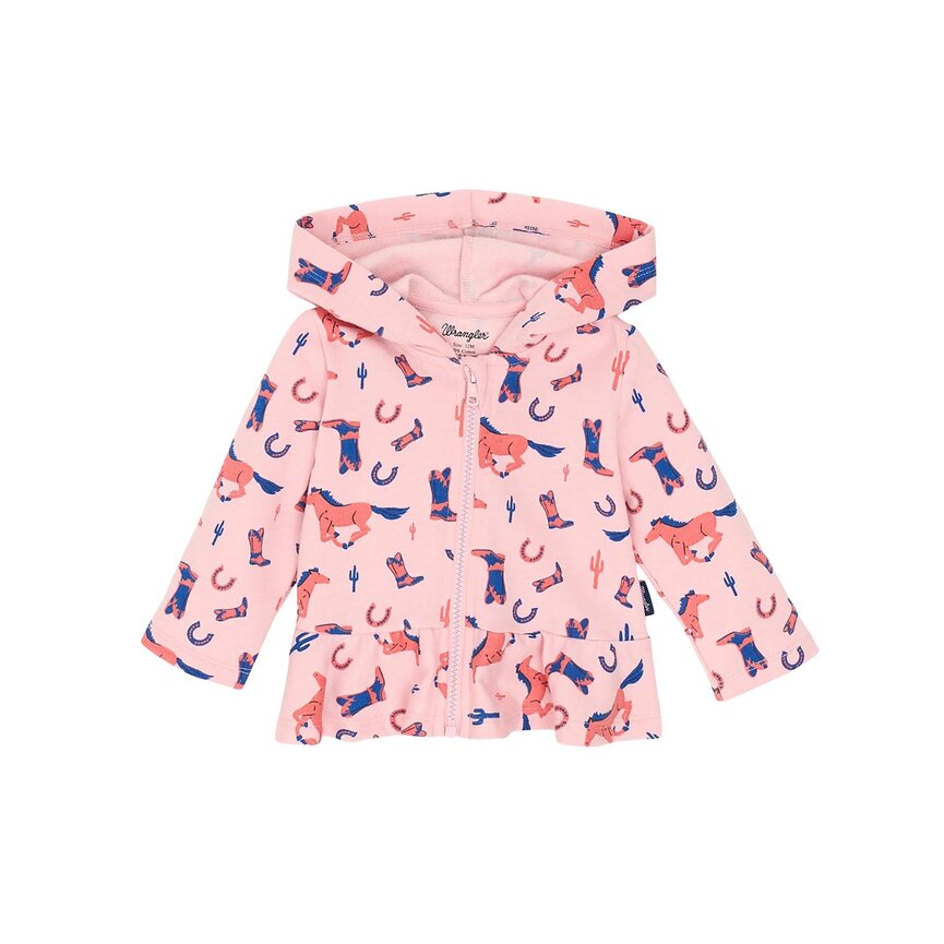 Baby Girl Fleece Full Zip - Pink