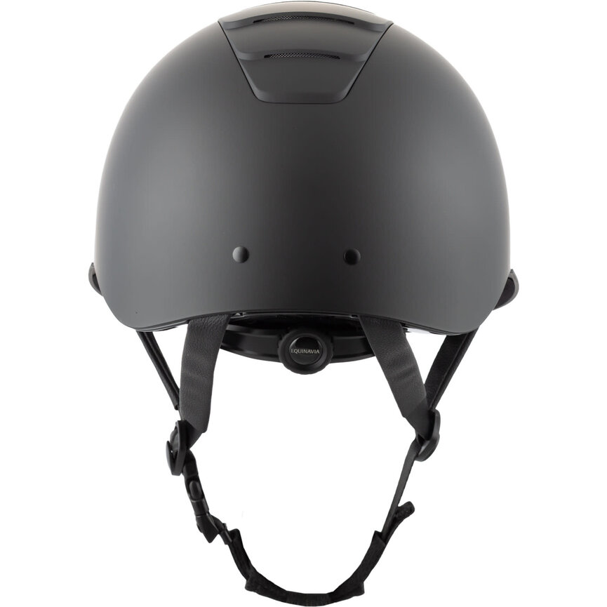 Crown MIPS Riding Helmet - Black/Silver Crystal