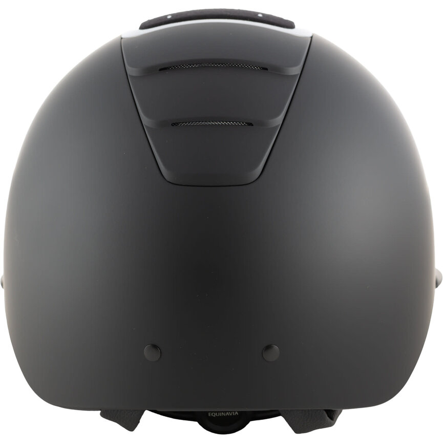 Crown MIPS Riding Helmet - Black/Silver Crystal