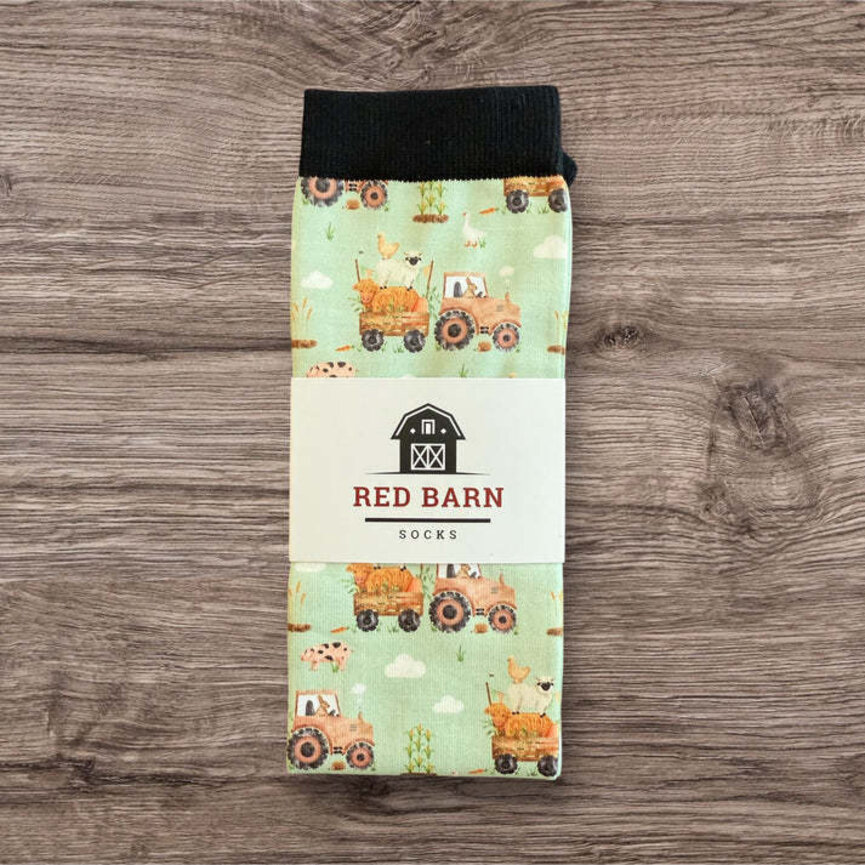RED BARN SOCKS PETITE/YOUTH SIZE