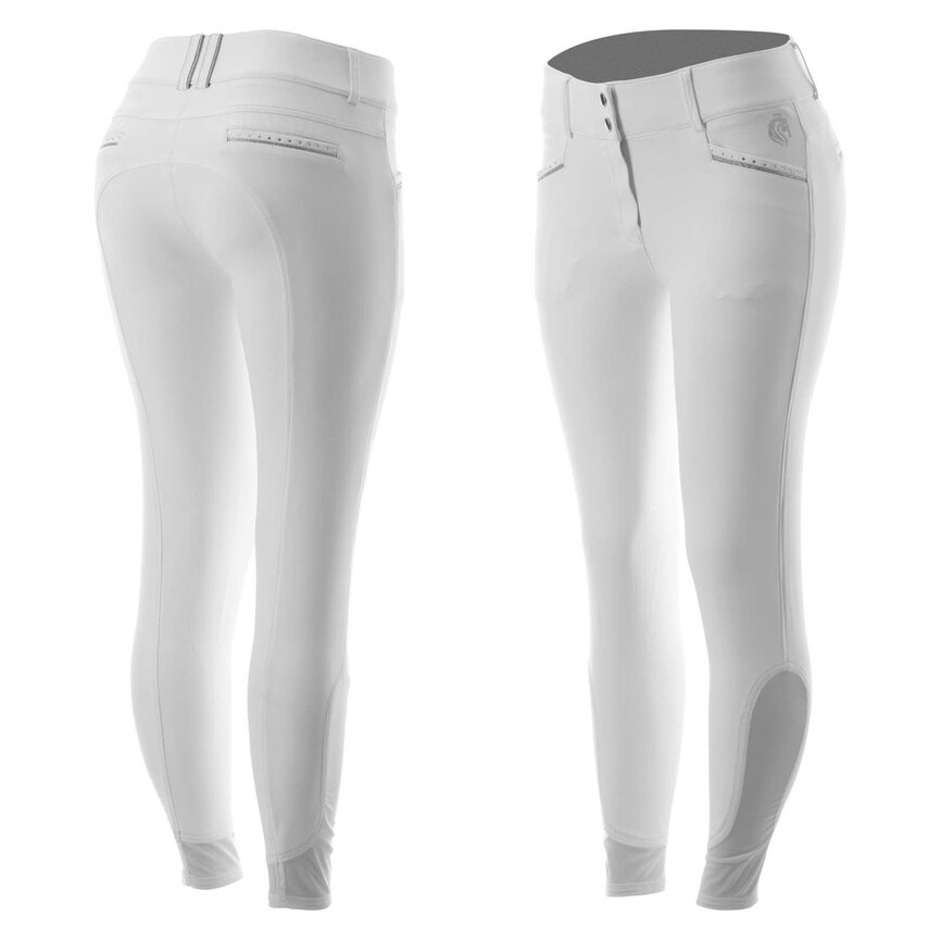 Victoria Womens Silicone Knee Patch Breeches