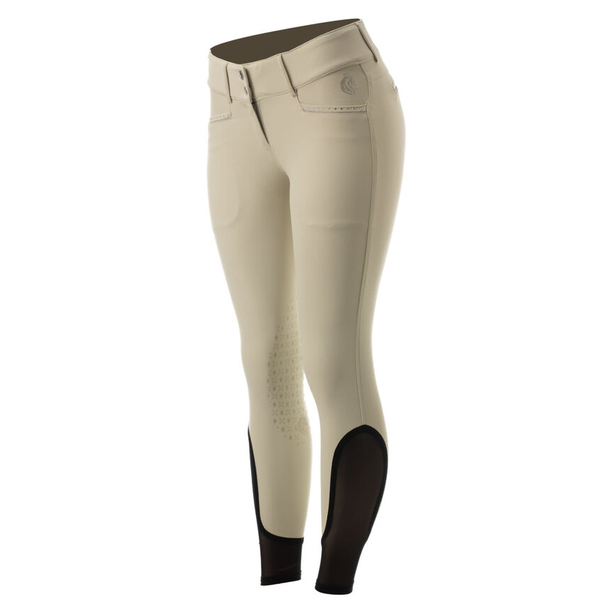 Victoria Womens Silicone Knee Patch Breeches