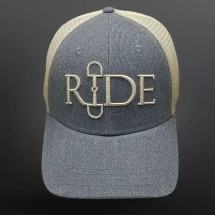 Ride Equestrian Snaffle Bit Baseball Snapback Cap
