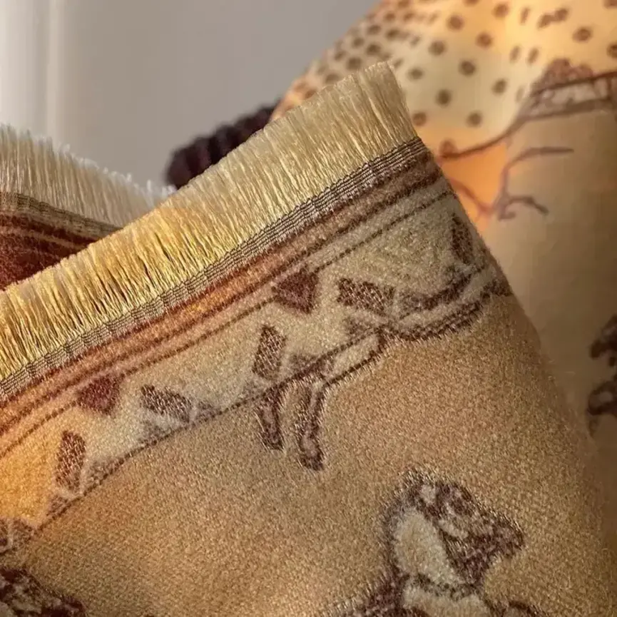 Prancing Pony Equestrian Horse Print Scarf