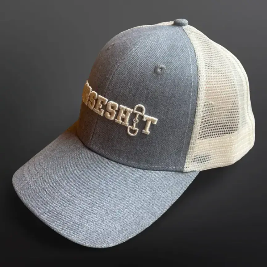 Horseshit Snaffle Bit Equestrian Baseball Cap Hat