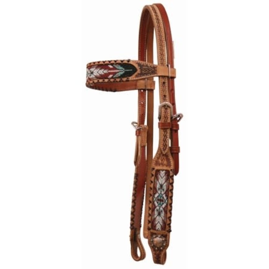 RENO FEATHER ½BROWBAND HEADSTALL