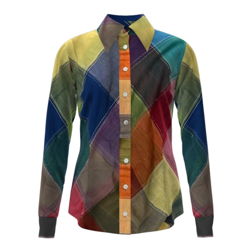 Lainey Wilson Harlequin Shirt - Mulit