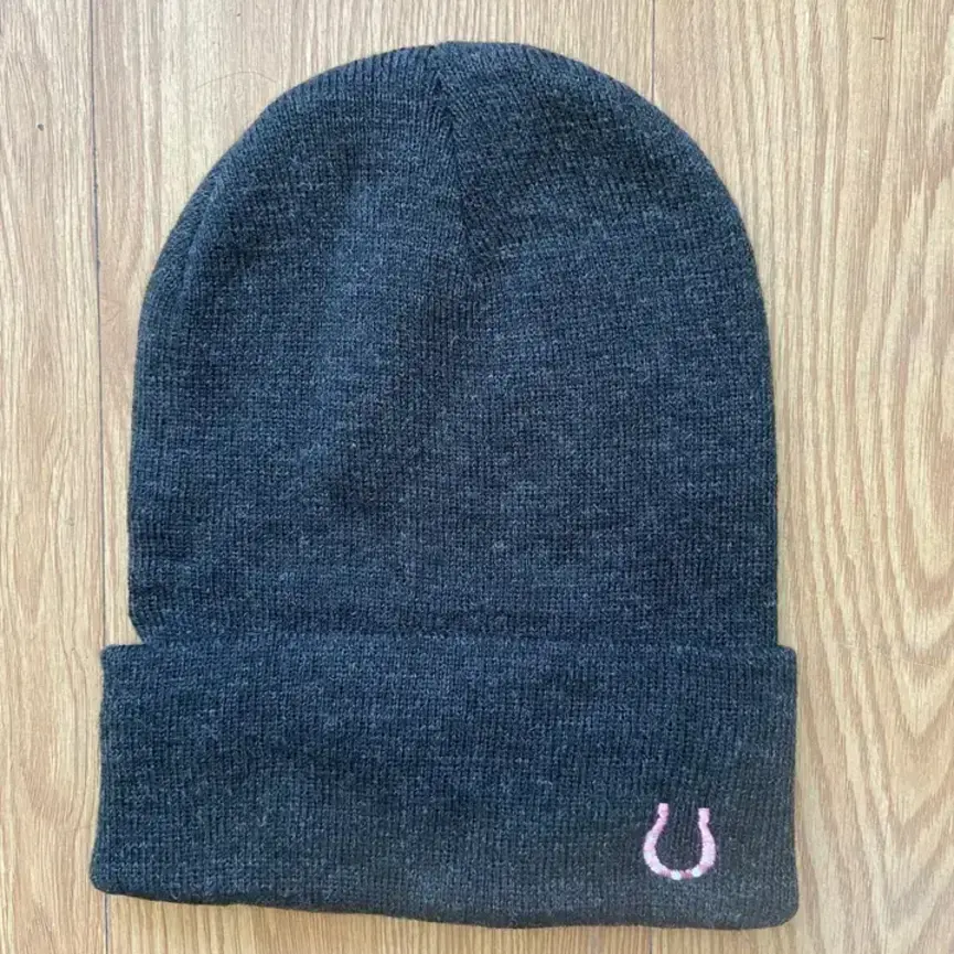Pink Horseshoe Beanie
