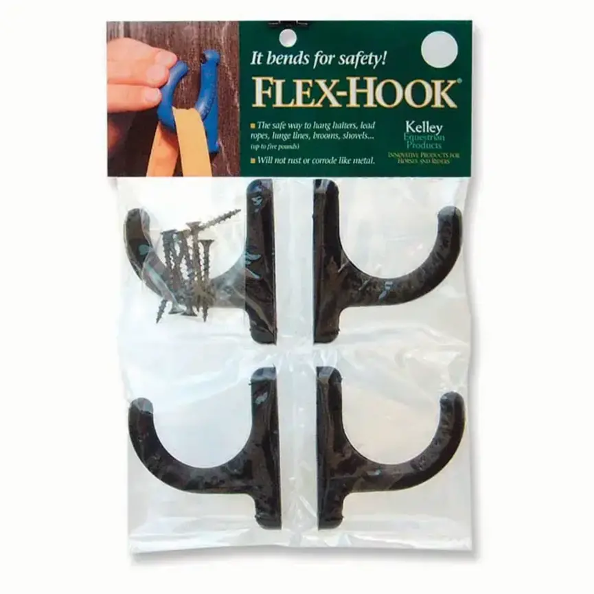 Flex-Hook 4-Pack, Black