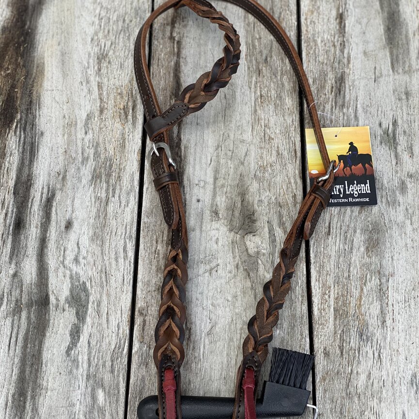 BRAIDED BANDIT ONE EAR HEADSTALL