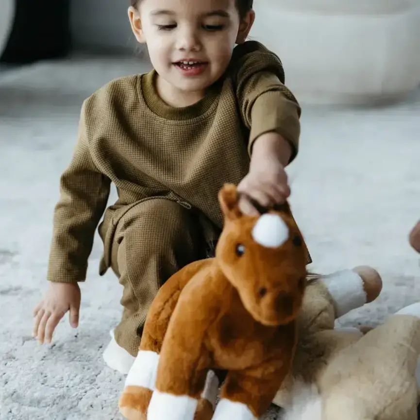 12" (30cm) Standing Chestnut Horse