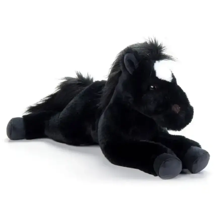 16" (39cm) Medium Floppy Horse Black