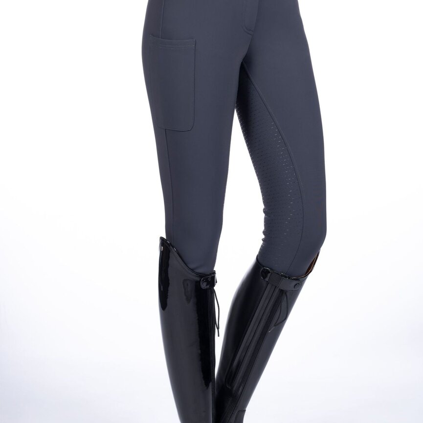 Riding breeches -Rosewood- silicone full seat