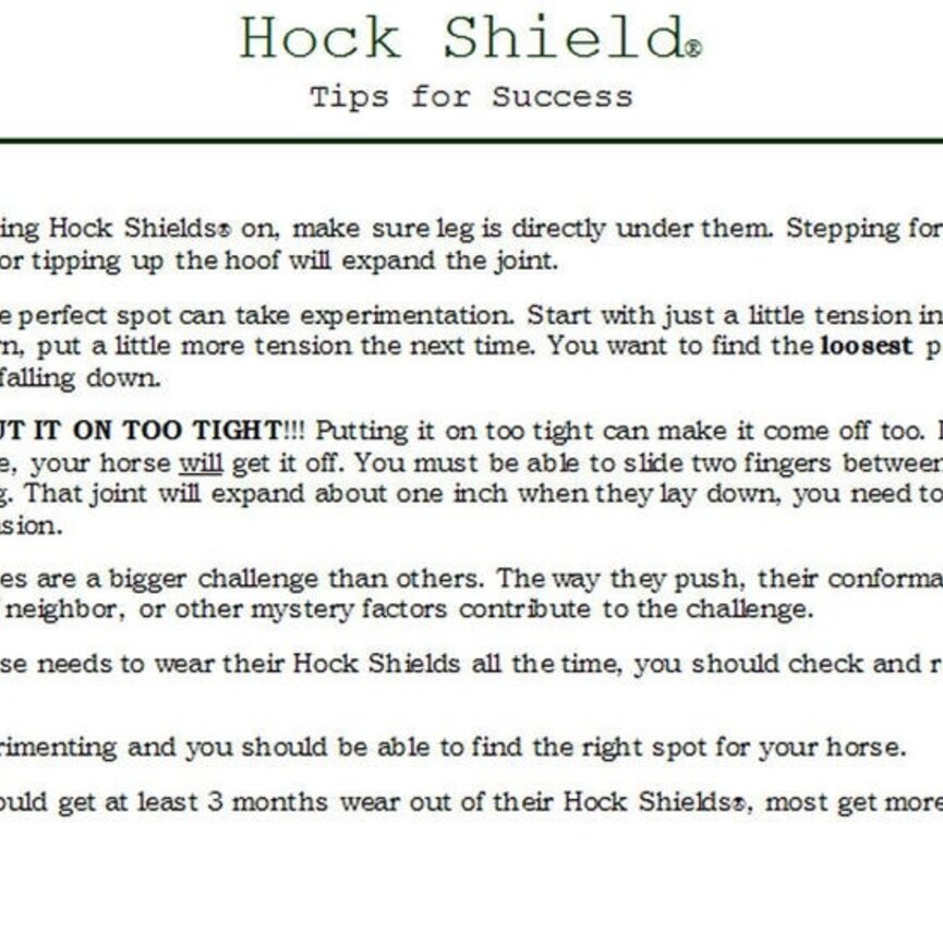 HOCK SHIELD ULTRA