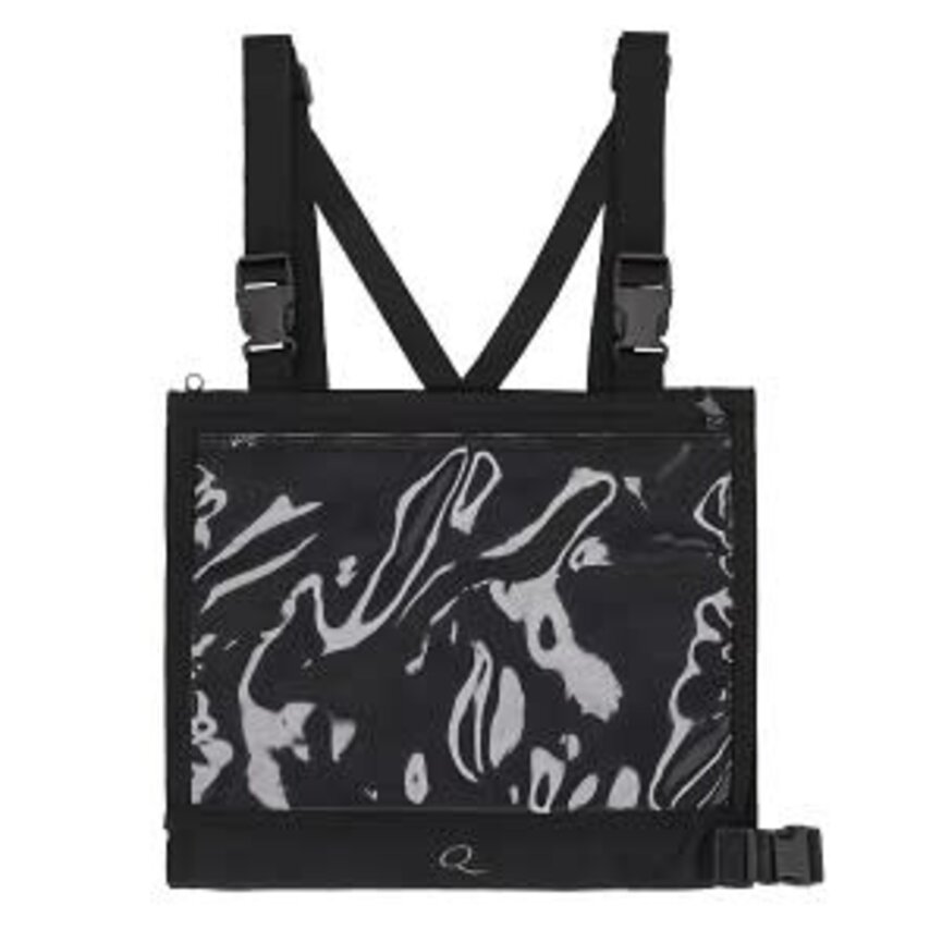 QHP Number Bib with Zipper (Black)