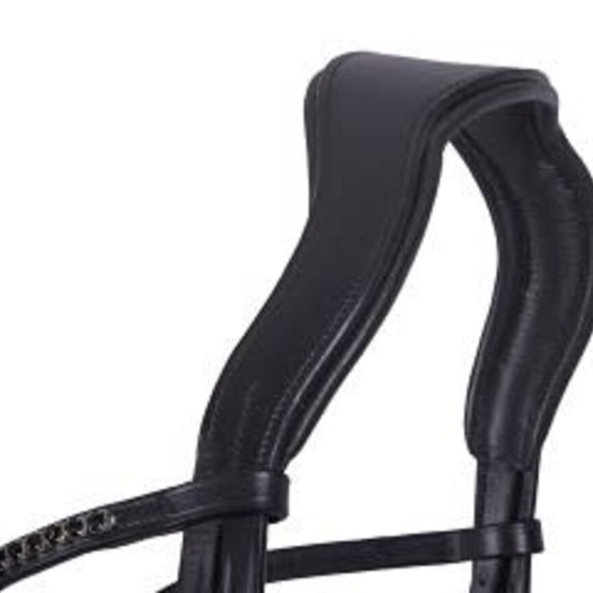 QHP Selene Snaffle Bridle - Black
