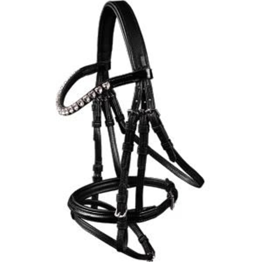 Happy Hearts Bridle - Black