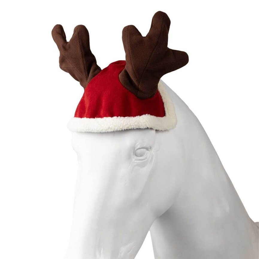 Santa Reindeer Cap - Dark Red