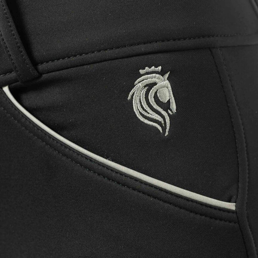 Astrid Womens Winter Full Seat Breeches - Black