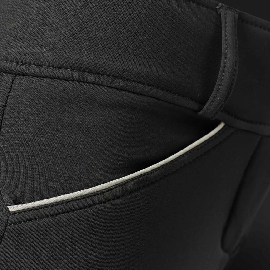 Astrid Womens Winter Full Seat Breeches - Black