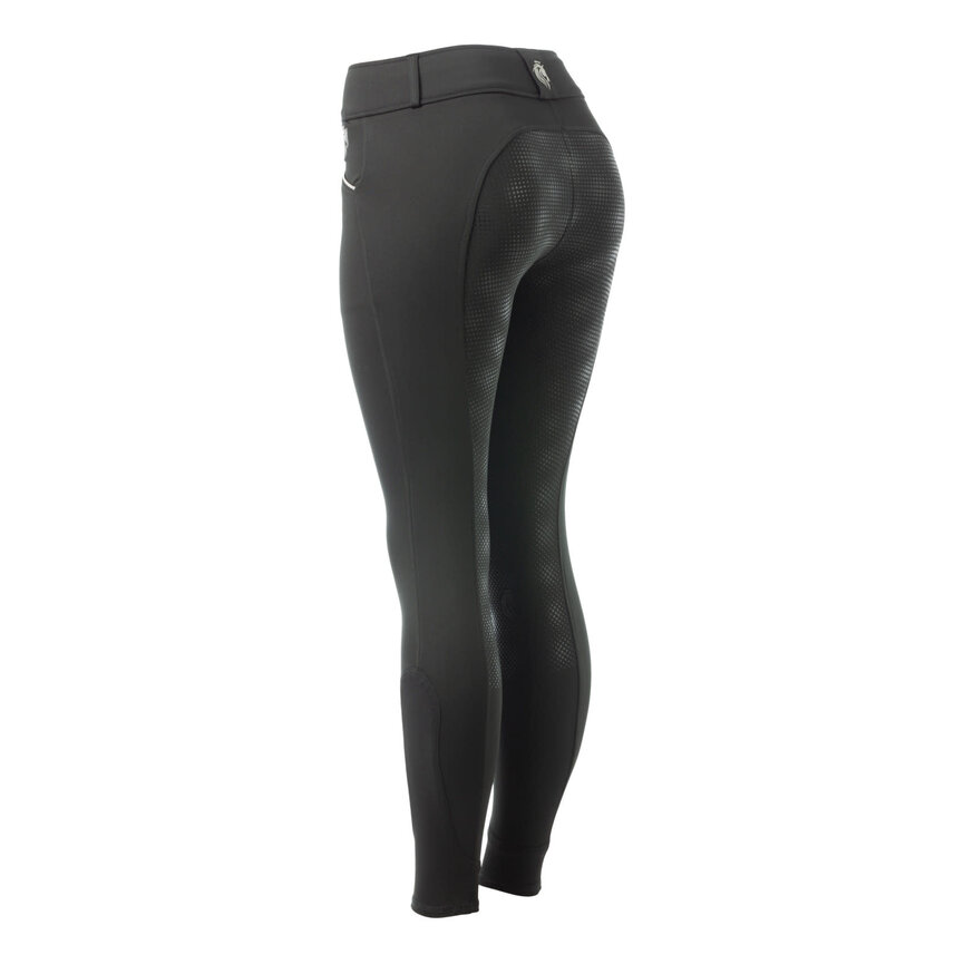 Astrid Womens Winter Full Seat Breeches - Black