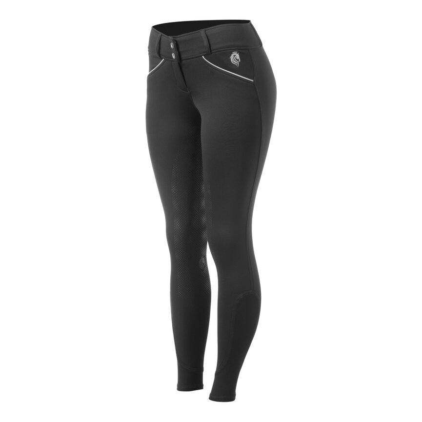 Astrid Womens Winter Full Seat Breeches - Black