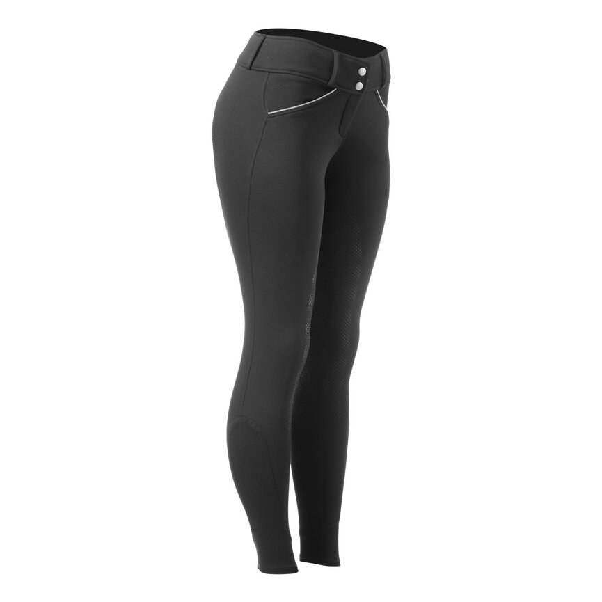 Astrid Womens Winter Full Seat Breeches - Black