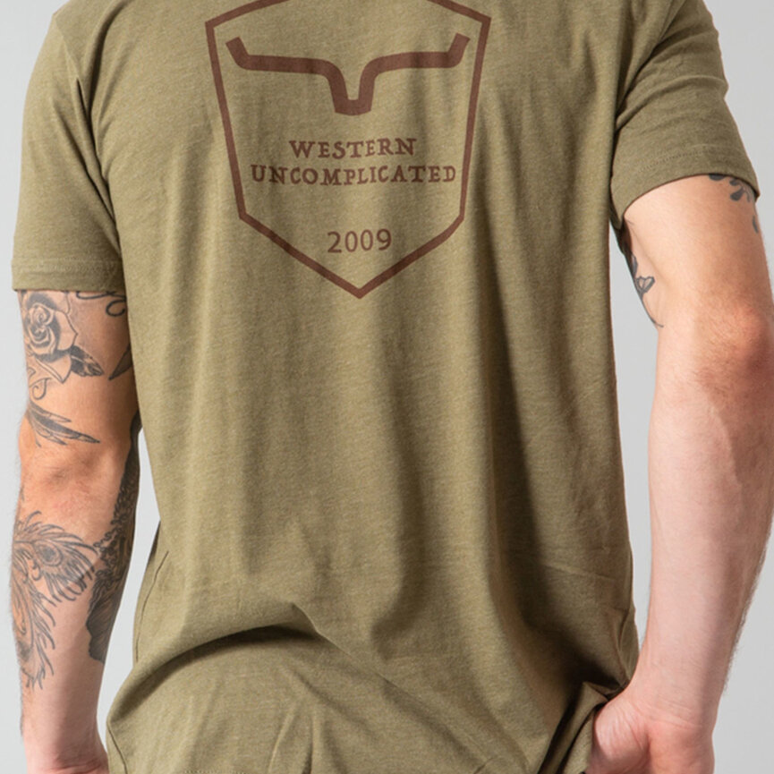 MEN'S SHIELDED TRUCKER SHIRT-MILITARY GREEN