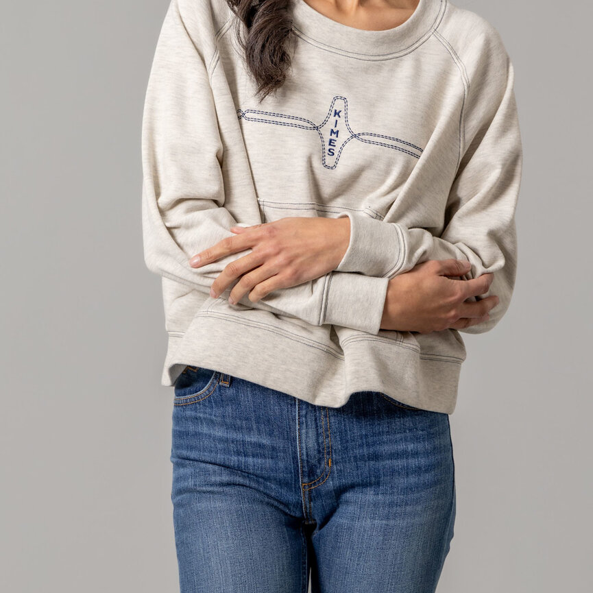 GRACIE CROPPED CREWNECK