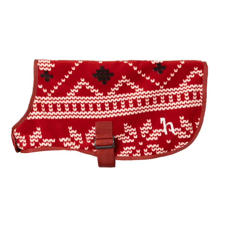 SANTA DOG FLEECE COAT