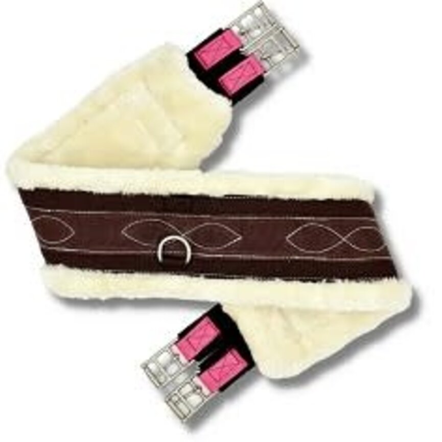 ProSeries Pony Brown Fleece Straight Girth
