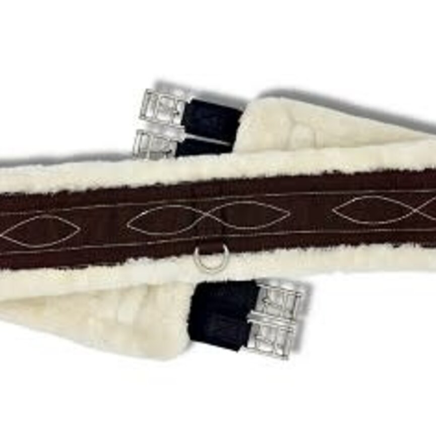 ProSeries Brown Fleece Straight Girth