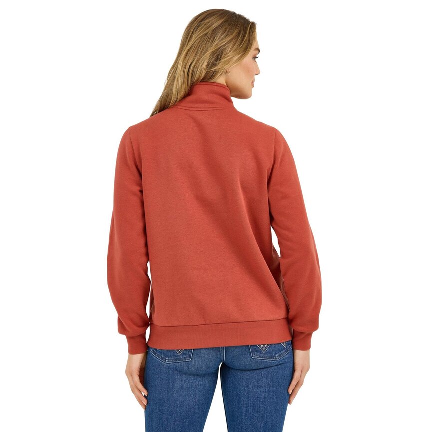 Retro Americana Horseshoe Pullover in Rust