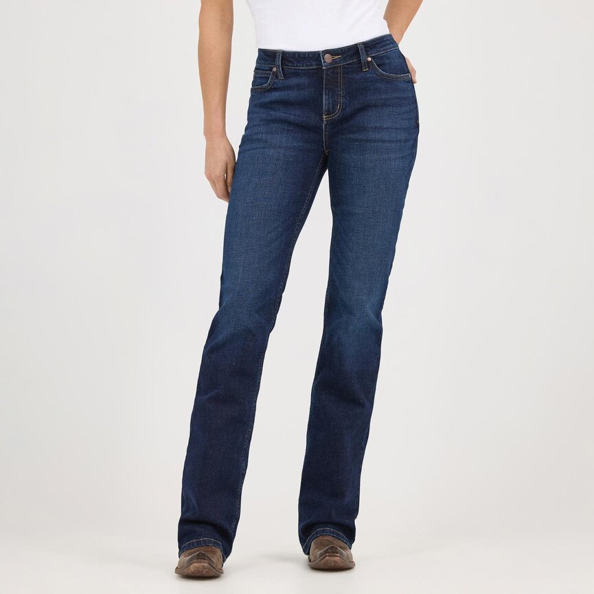Retro Mae Bootcut Mid Rise Jean in  Alayna