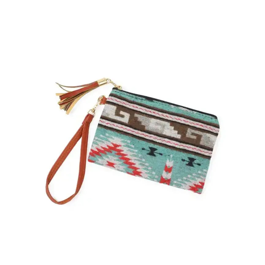Western Wristlet Pouch Bag