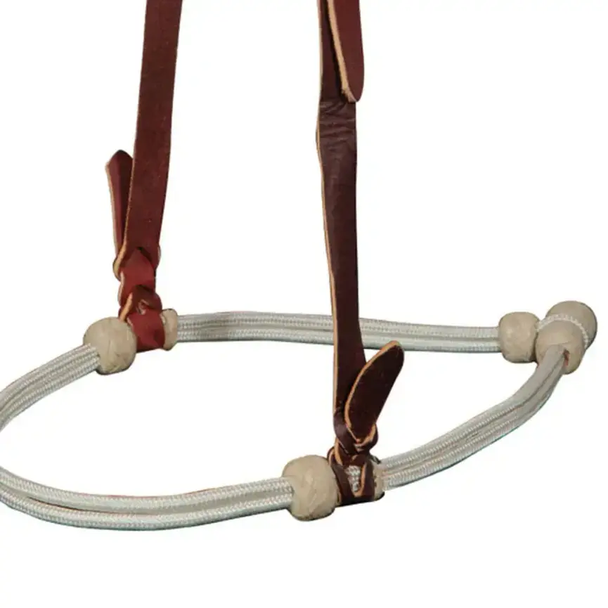 Rawhide Adjustable Caveson Noseband