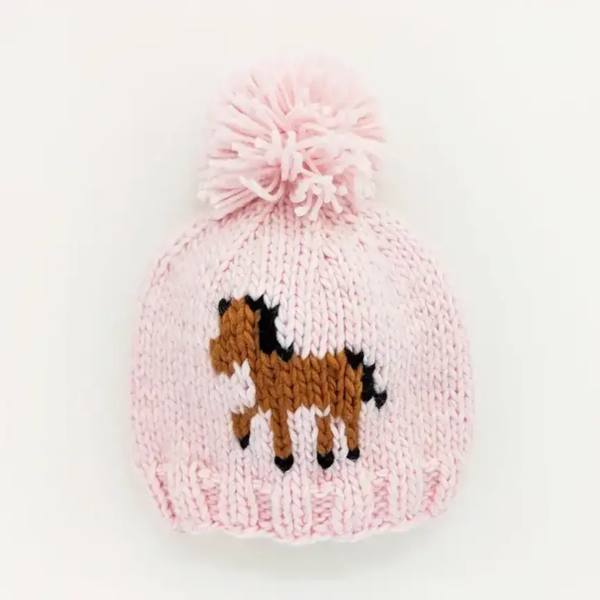 Pony Beanie Hat Blush For Baby & Kids