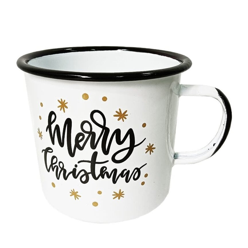 CHRISTMAS!!! Metal Enamel Mug